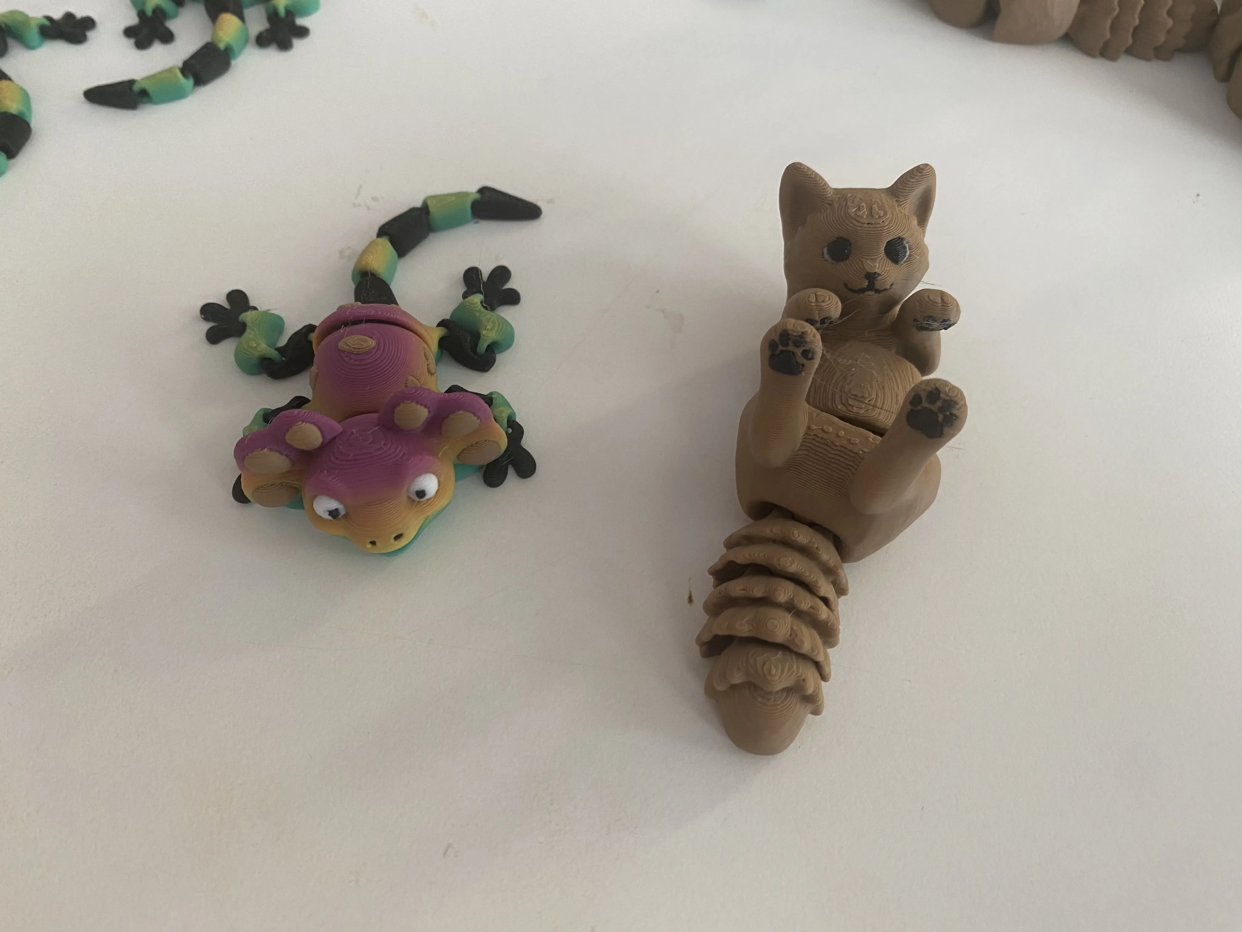 Custom 3D printed toys and figurines